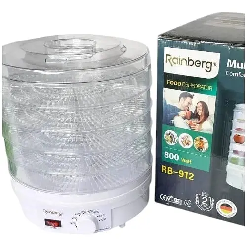 Сушарка для фруктів та овочів Rainberg RB-912 5 секцій 800 Вт - фото 2