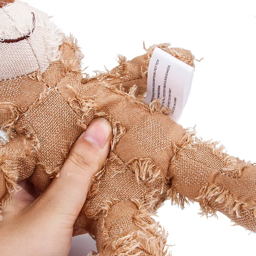 М'яка іграшка для собак Chew Squeak Plush Bear з пищалкою - фото 5