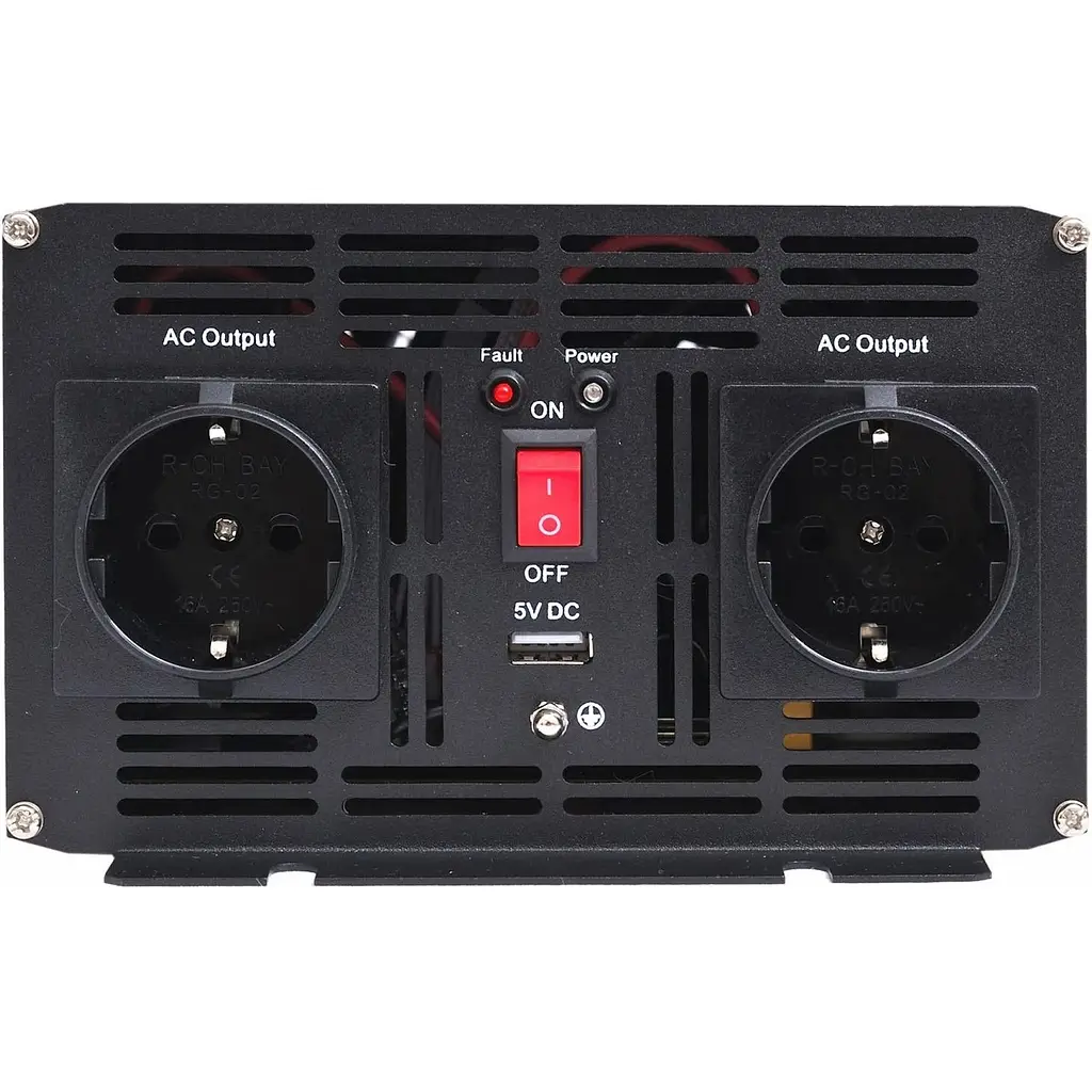 Автомобильный инвертор Pulsepad MSW-1500 12V 1500W Modified Sine Wave [111697] - фото 2