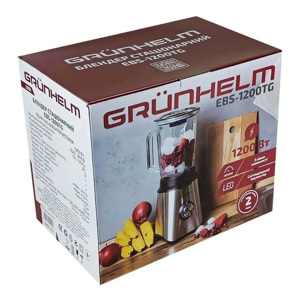 Блендер стаціонарний Grunhelm EBS-1200TG (95055) - фото 10