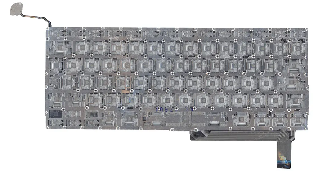 Клавіатура для ноутбука Apple MacBook Pro (A1286) (2011, 2012) Black, (No Frame), з (SD), (Оригінал), UA (вертикальний ентер) - фото 2