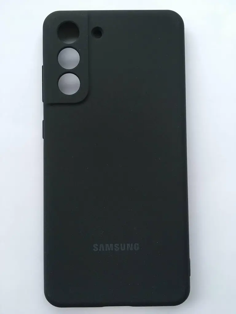 Оригінальний силіконовий чохол для Samsung Galaxy S21 FE (G990) Silicone Cover Black EF-PG990TBEGRU - фото 8