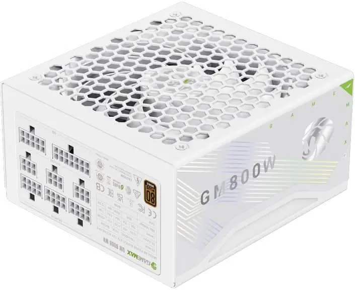 Блок живлення GameMax GM 800B 800W 80+ Bronze (GM 800B WH Fully-modular New) White - фото 2
