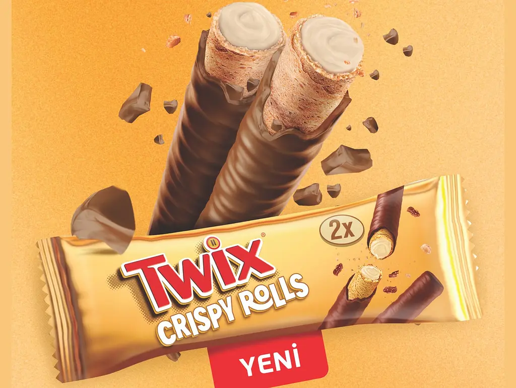 Вафельні трубочки Twix Chocolate & Caramel Crispy Rolls 22.5 г - фото 2