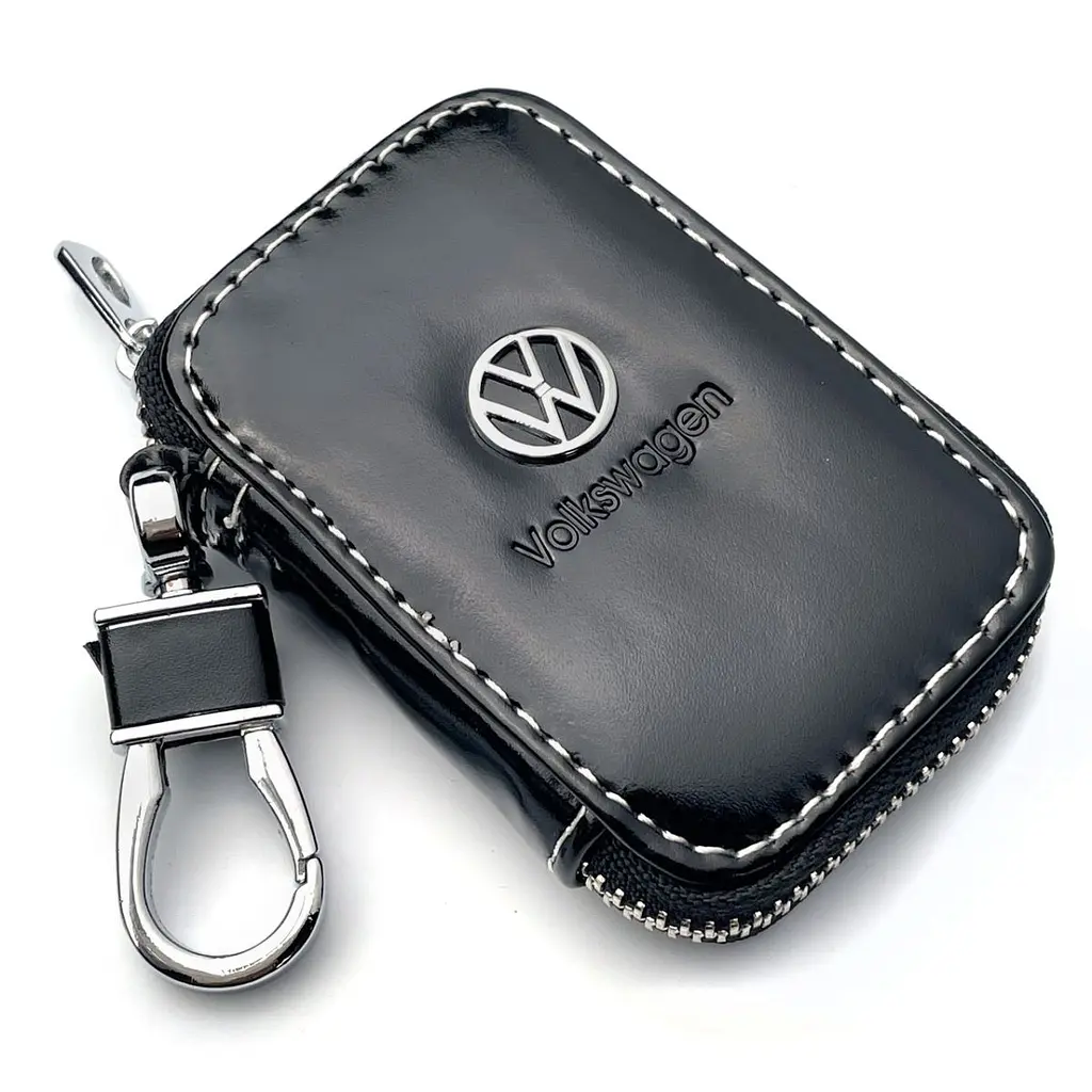 Подарунковий набір №6 для Volkswagen / брелок і чохол для автоключів / шкіра наппа - фото 2