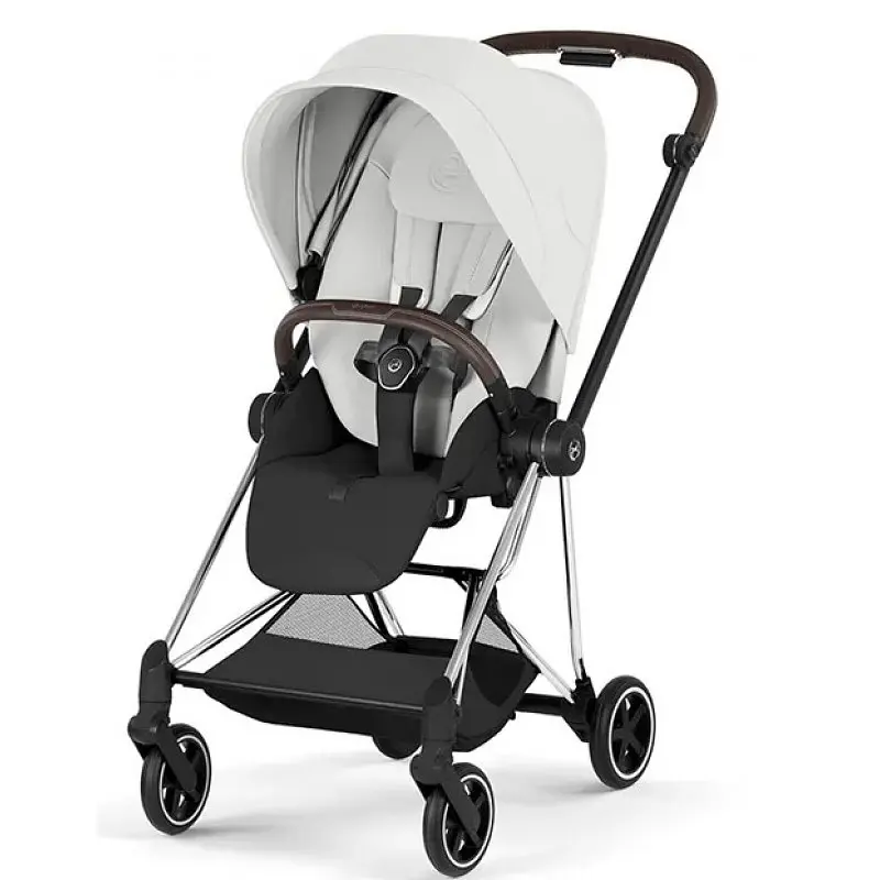 Cybex Mios Style 5.0 коляска 2 в 1 Off White шасі Chrome - фото 5