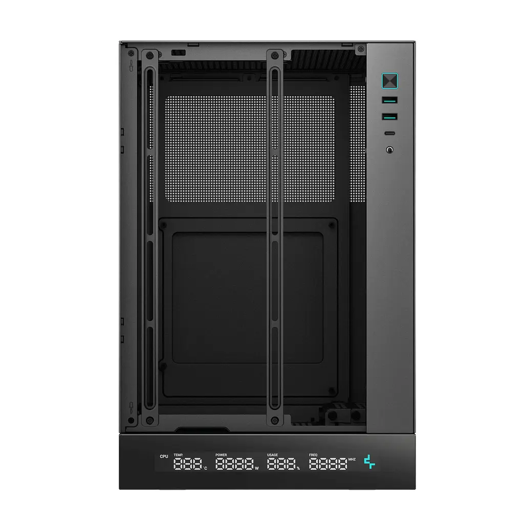 Корпус Deepcool CH170 Digital Black без БП (R-CH170-BKNPI0D-G-1) - фото 9