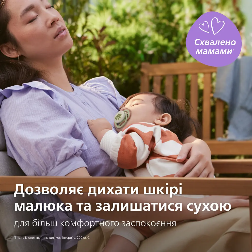 Пустышка Philips Avent Ultra Air ночная 6-18 мес. 2 шт. (SCF376/31) - фото 7