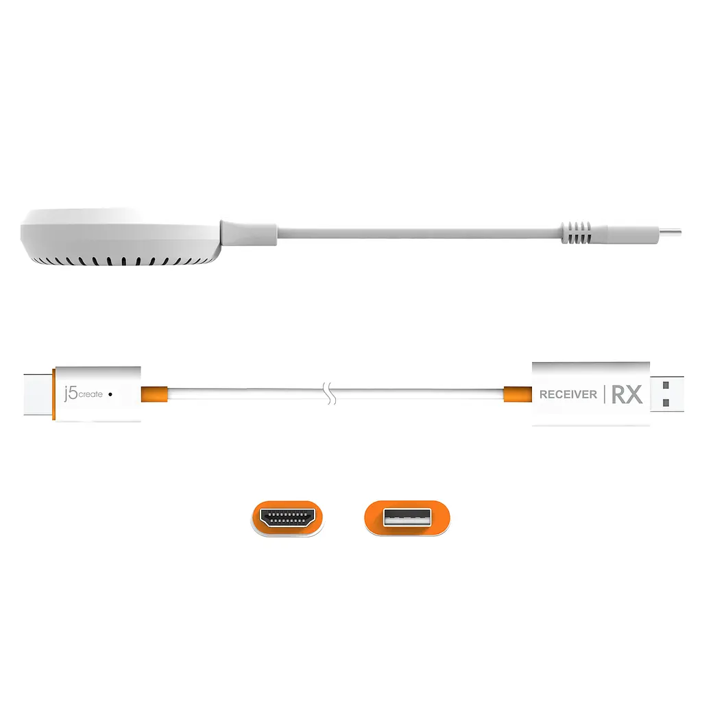 Подовжувач J5create USB-C - HDMI (M/M) до 15 м White (JVAW62-N) - фото 3