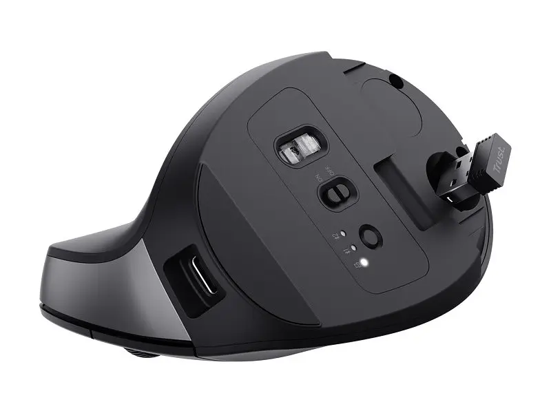 Миша Trust Bayo+ Multidevice Ergonomic Wireless Black (25146) - фото 7