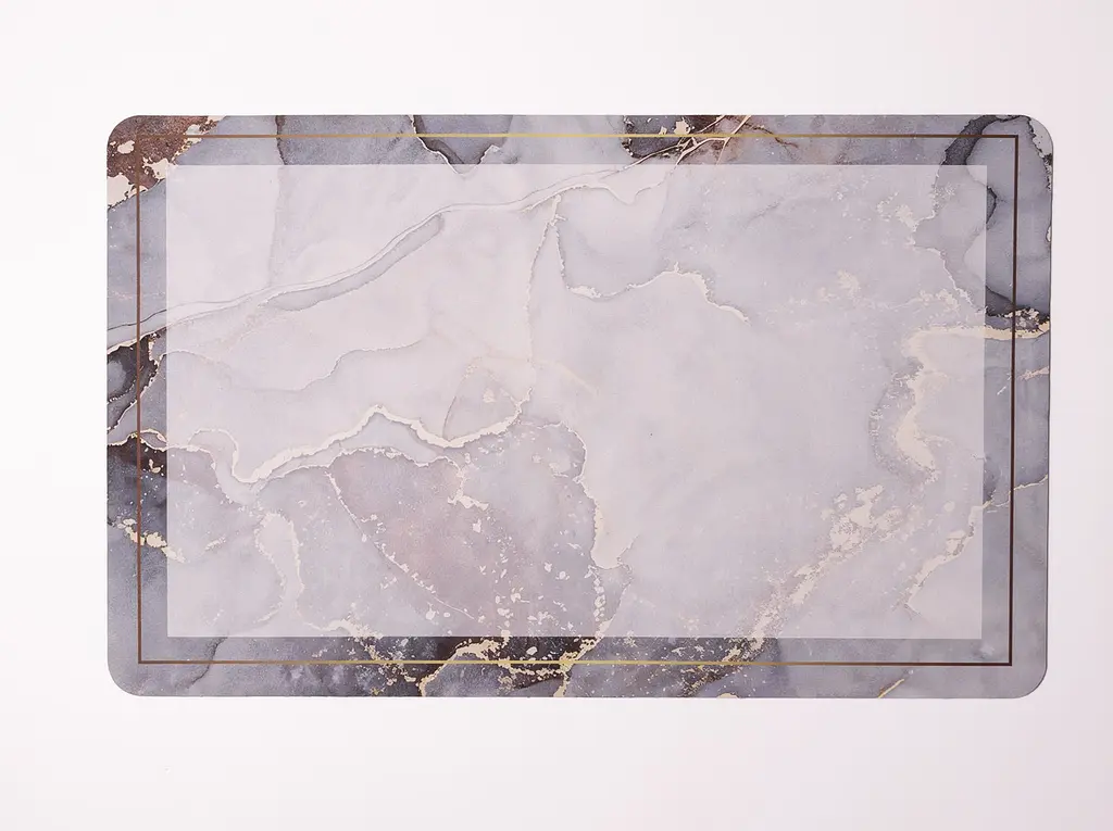 Набір килимків для ванної та туалету Grey Marble 50*80/40*50 см Yiwu HP-42-178 - фото 4