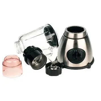 Блендер Henschll HS-9999 кухонний з чашею 1000 Вт 5 швидкостей нержавіюча сталь чорний (HS-9999_761) - фото 2