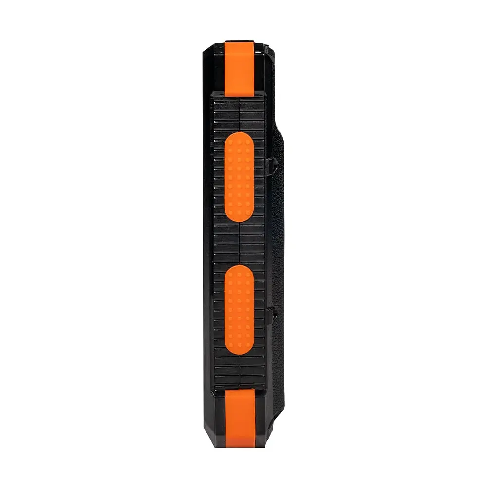 Повербанк с солнечной панелью 20000mAh Power Bank Kraft KPB-U2230WFCSL Orange беспроводная зарядка LED-фонарь (43-00064) - фото 3
