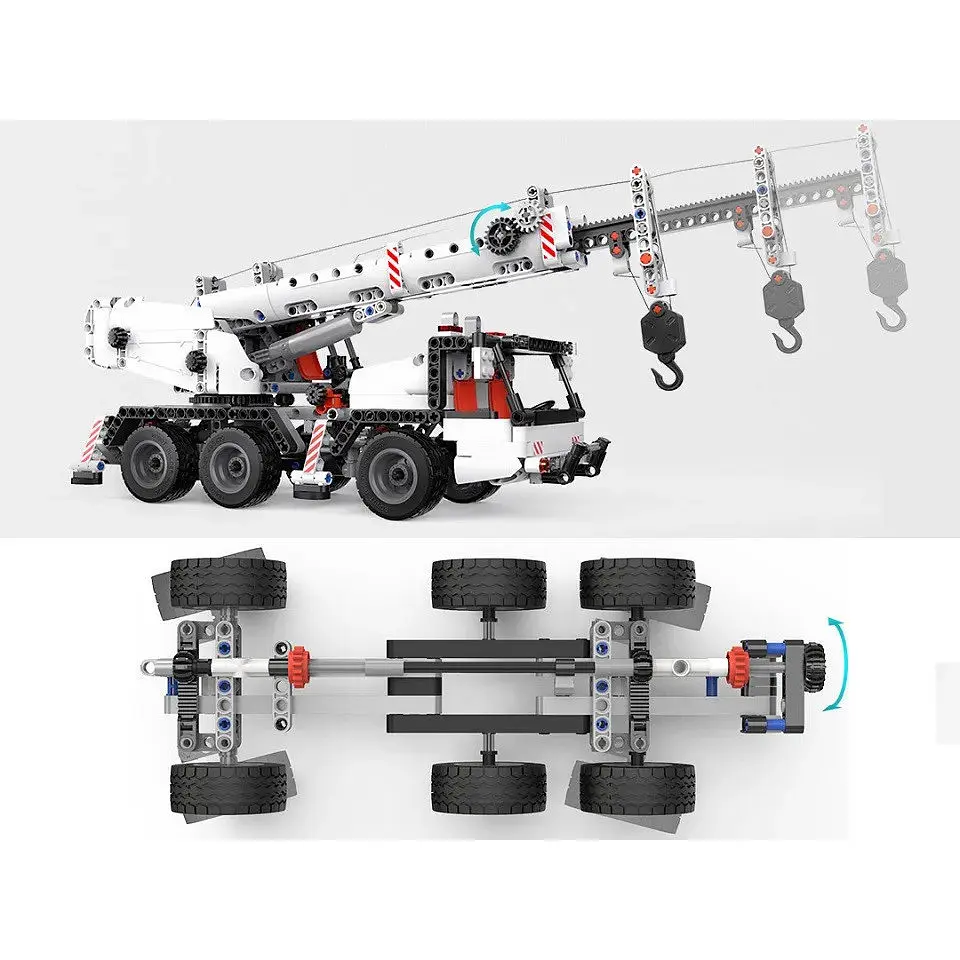 Іграшка-конструктор Mitu Building Block Engineering Crane BEV4161CN - фото 4