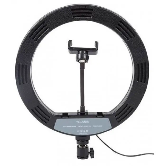 Кільцева LED-лампа 30 см 20 W з тримачем для телефона селфі кільце для блогера - фото 2