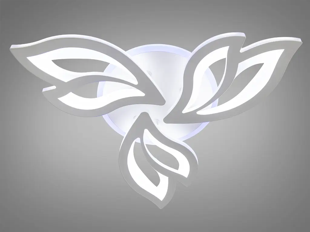 Сучасна LED люстра з пультом, дімером і підсвічуванням, 55W - фото 3