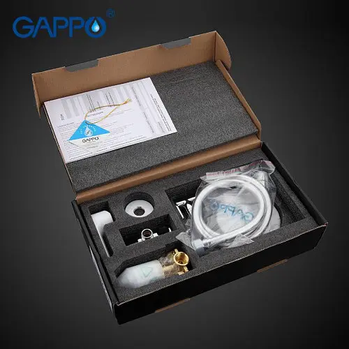 Встраиваемый гигиенический душ GAPPO G7248, белый/хром - фото 8