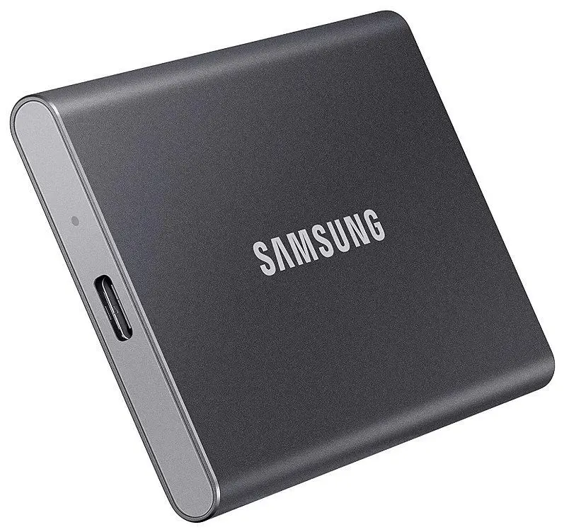 Накопичувач зовнішній SSD 4TB Samsung T7 Titan Gray (MU-PC4T0T/WW) - фото 4