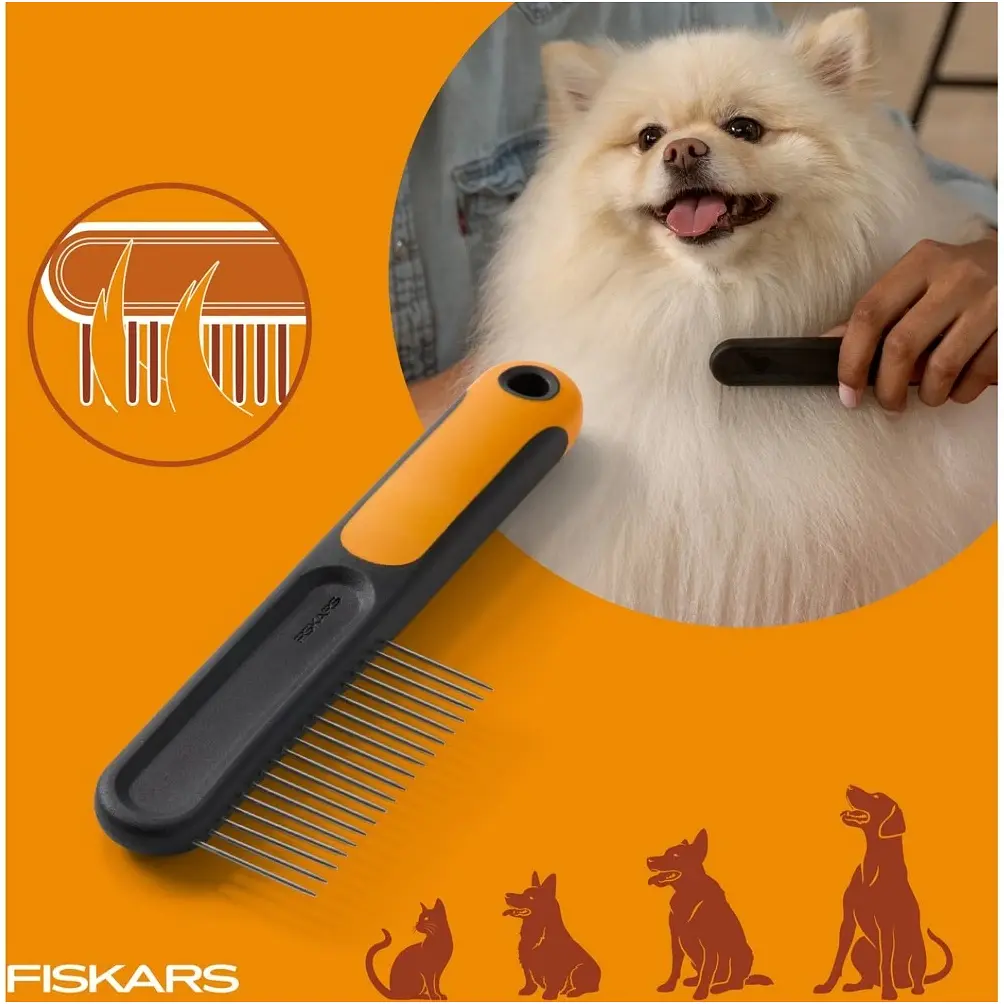 Гребінець із широкими зубцями Fiskars Pet Care (2009134) - фото 4