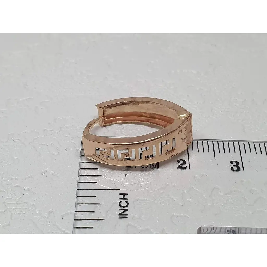 Золоті сережки Favoritum 2 в 1 з алмазною гранню. 2543 - фото 7