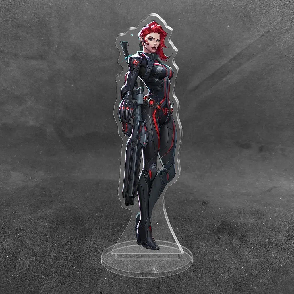 Акрилова колекційна фігурка Marvel Rivals - Black Widow 15 см - фото 2
