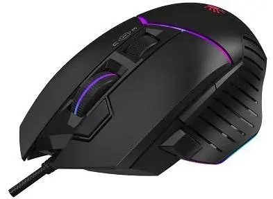 Миша Bloody W95 Max, Stone Black, USB, оптична (сенсор MAX BC3332-A), 100 - 12 000 cpi, 10 кнопок RGB підсвічування, ніжки X'Glide, 1.8 м - фото 2