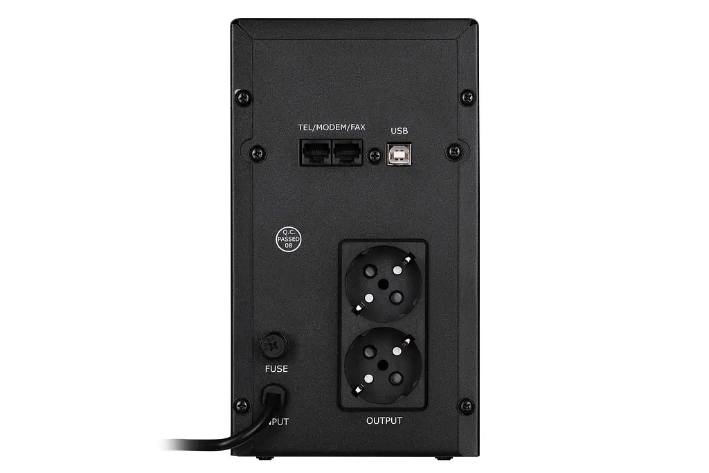 2E Джерело безперебійного живлення DD2000, 2000VA/1200W, LCD, USB, 2xSchuko - фото 3