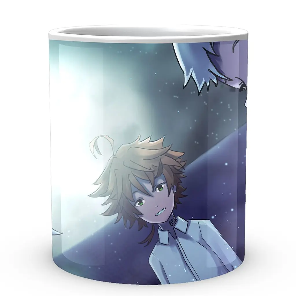 Кухоль GeekLand The Promised Neverland Обіцяний Неверленд Емма Рей Норман NV 02.468 330 мл білий - фото 2