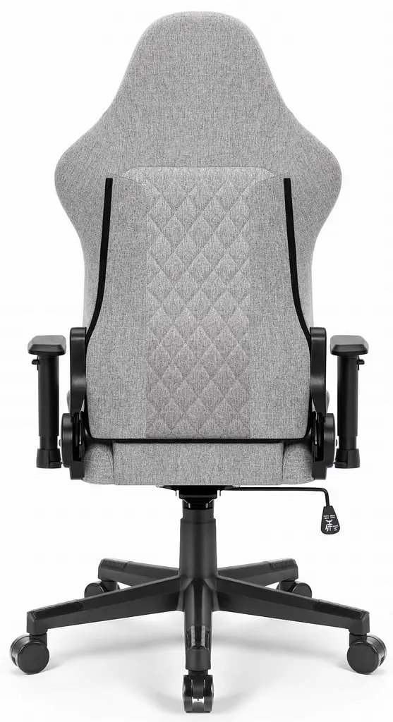 Компьютерное кресло Hell's Chair HC-1006 Grey-Black ткань - фото 8