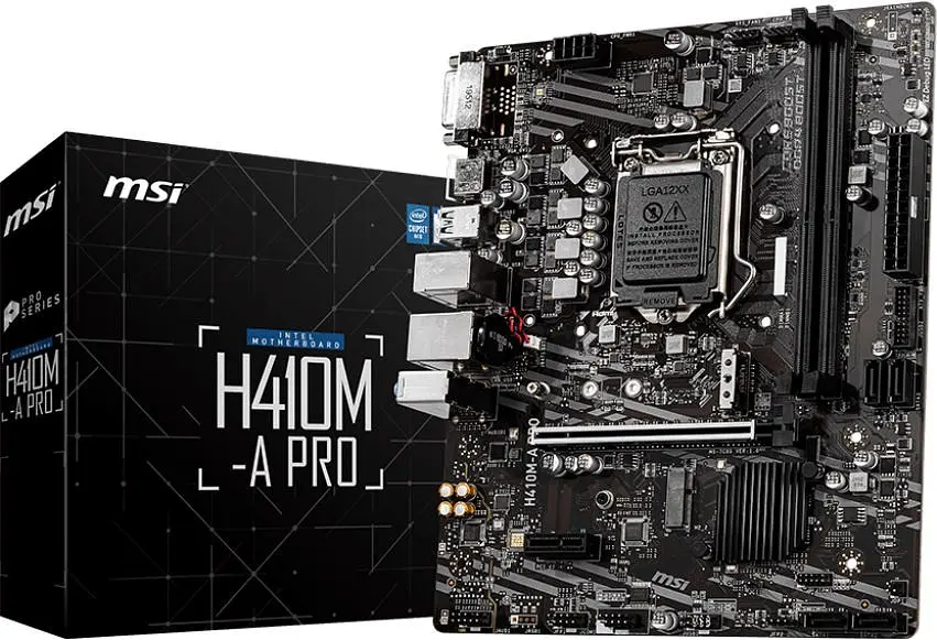 Материнська плата MSI H410M-A Pro LGA 1200 (H410M-A PRO) Б/В - фото 2