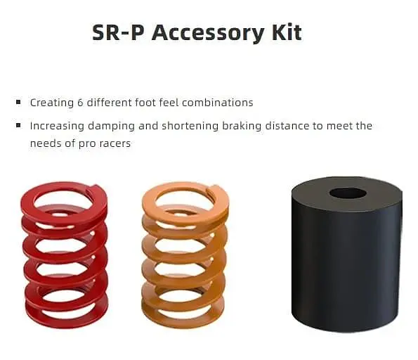 Комплект для підвищення продуктивності педалей MOZA SR-P Accessory Kit - фото 2