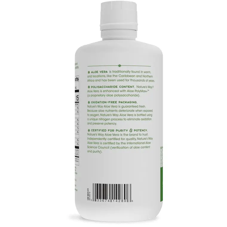 Натуральна добавка Nature's Way Aloe Vera Leaf Juice, 1 л - фото 3