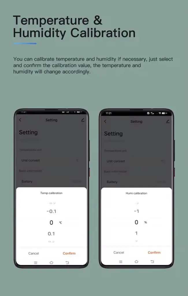 Розумний датчик температури та вологості Tuya Smart Bluetooth з дистанційним моніторингом - фото 12