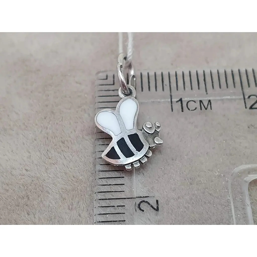 Срібна підвіска Tango Бджілка з емаллю. 130254а - фото 3