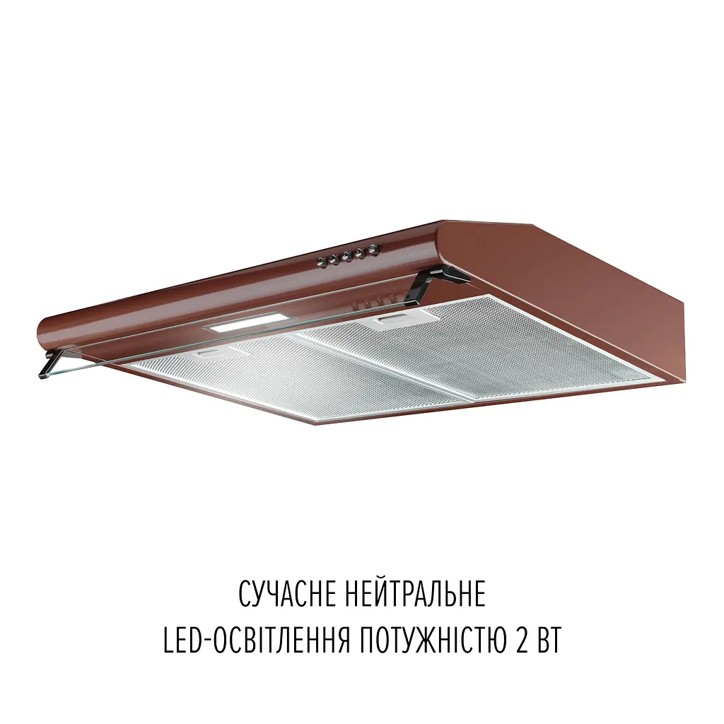 Витяжка плоска PERFELLI PL 6244 BR LED - фото 4