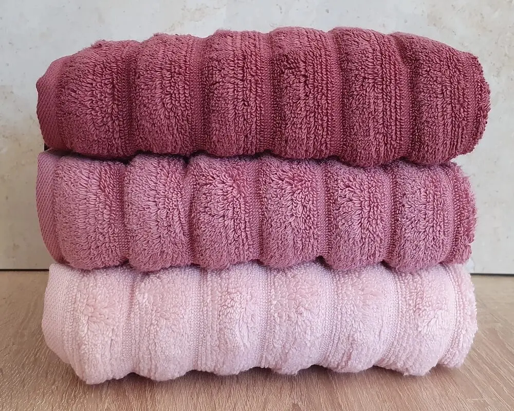 Набір турецьких махрових рушників Cestepe MicroCotton Premium 3 штуки 50x90 Ezgi 5 щільність 600 г/м2 - фото 3
