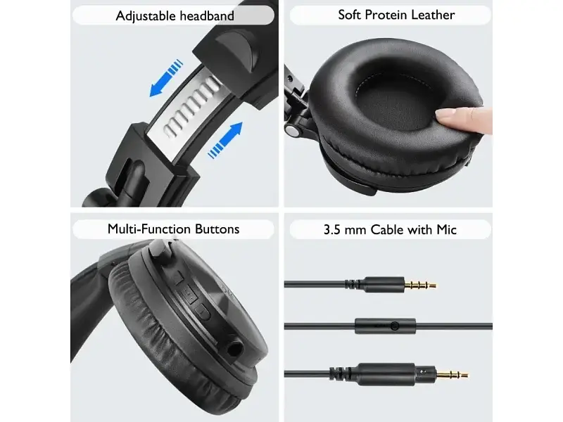 Навушники OneOdio Studio Wireless Pro C Black - фото 3