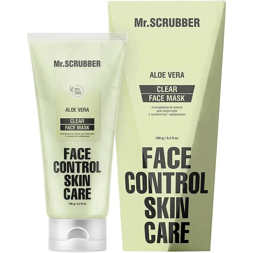 Очищающая маска Mr.Scrubber Clear Face Mask Face Control Skin Care для борьбы с тусклостью и отеками 100 мл - фото 2