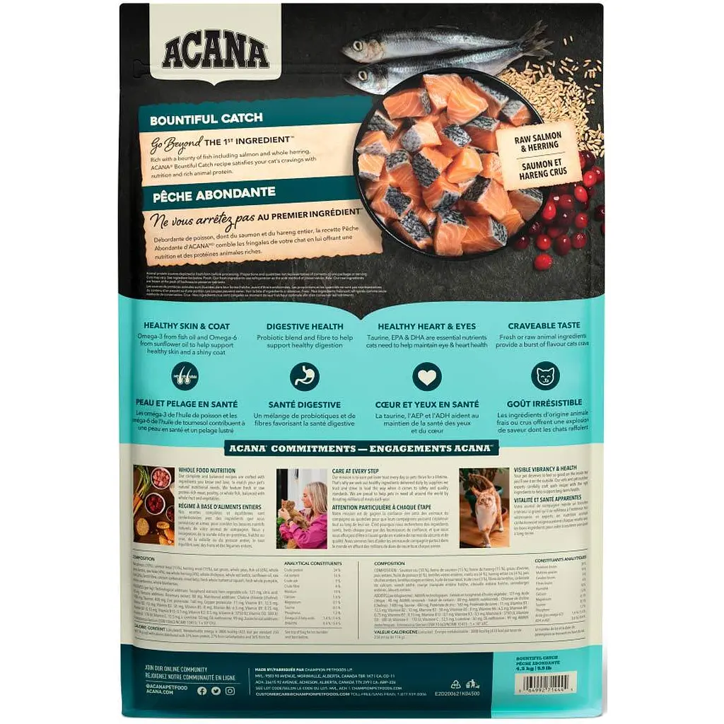 Сухий корм для кішок ACANA Bountiful Catch 4.5 кг (0064992714444) - фото 2