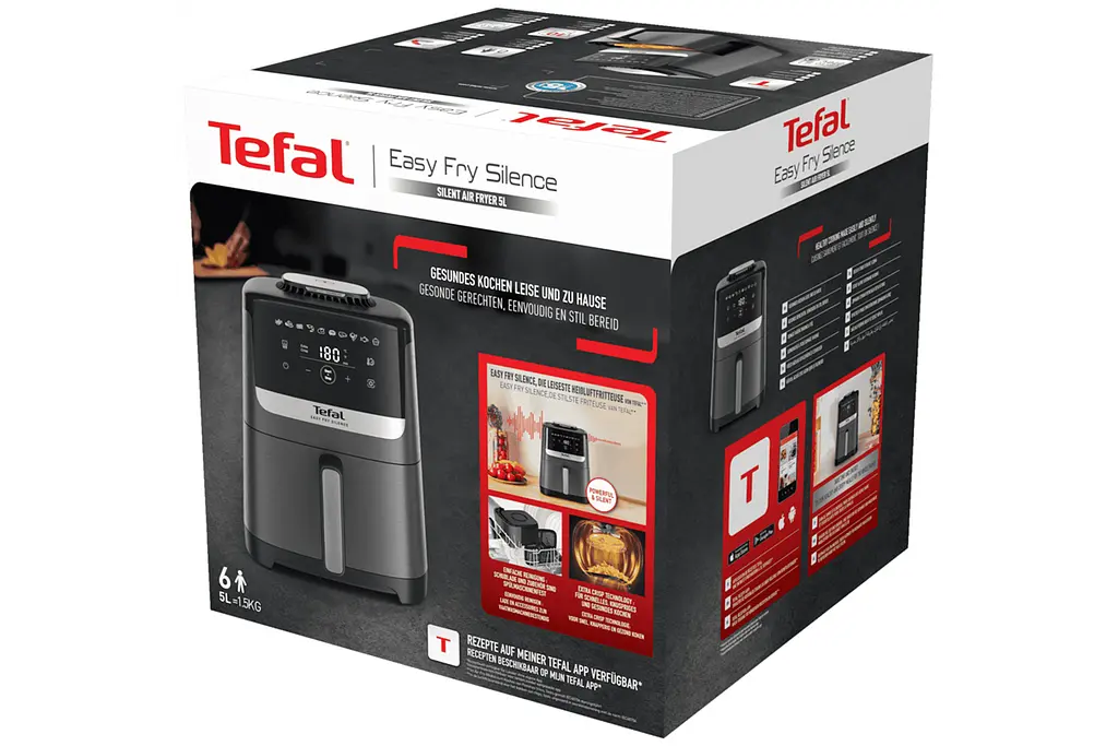 Мультипіч (Аерогриль) Tefal EY551HE0 Easy Fry Silence XL 5.0л - фото 6