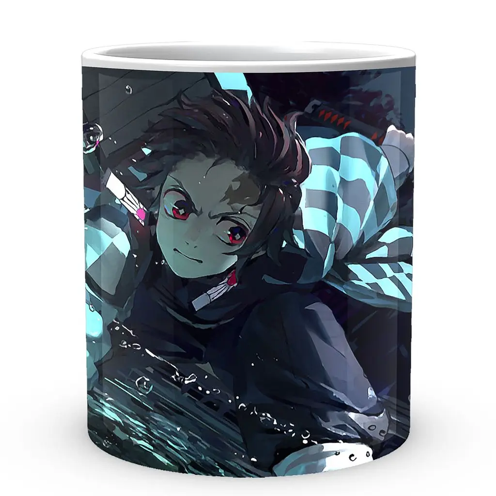 Кухоль GeekLand Kimetsu no Yaiba Клинок, який знищує демонів Танджиро KY 002.17 330 мл білий - фото 2