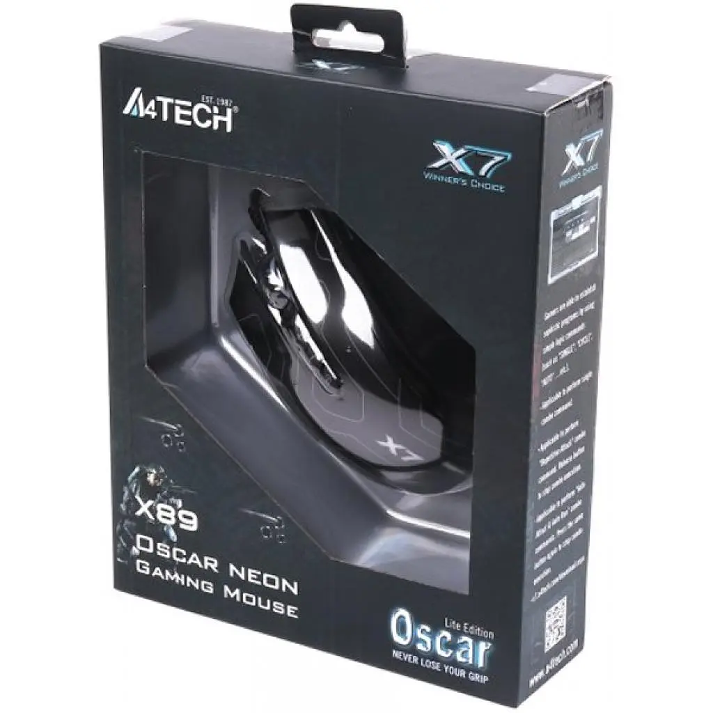Мишка A4Tech X89 Black (4711421945059) - фото 4