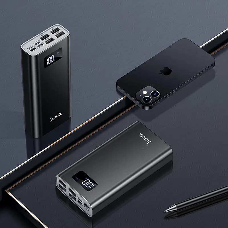 Додаткова батарея Hoco J46A (20000mAh) Black - фото 6
