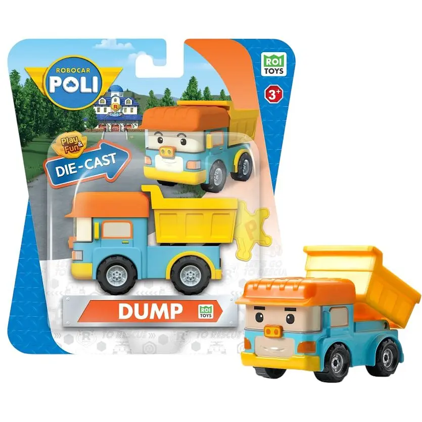 Коллекционная машинка Roi Visual Робокар Дамп Die Cast металлическая (MRT-0606) - фото 3