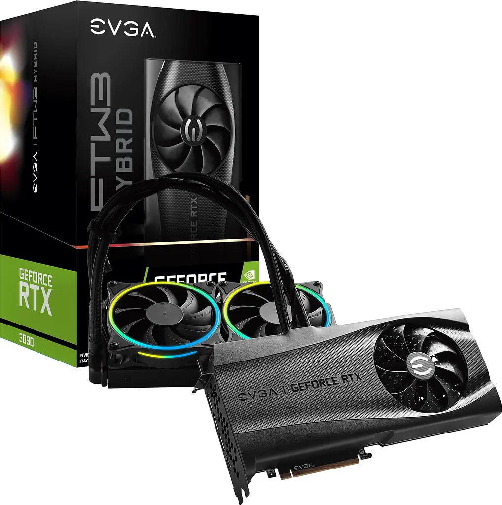 Відеокарта GeForce RTX 3090 24GB EVGA FTW3 Ultra Hybrid Gaming (24G-P5-3988-KR) Б/В - фото 2
