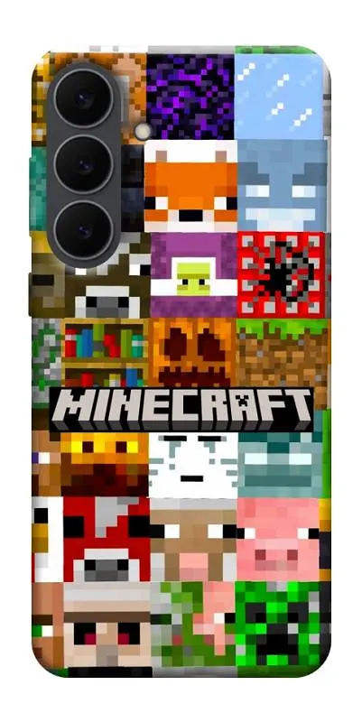Чохол Demsky Minecraft collage для Samsung Galaxy S25 FE