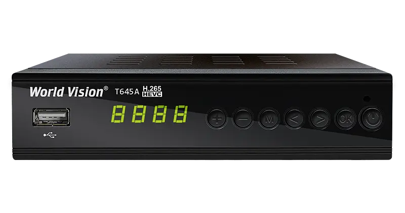Эфирный Т2 ресивер цифровой тюнер World Vision T645A - фото 2