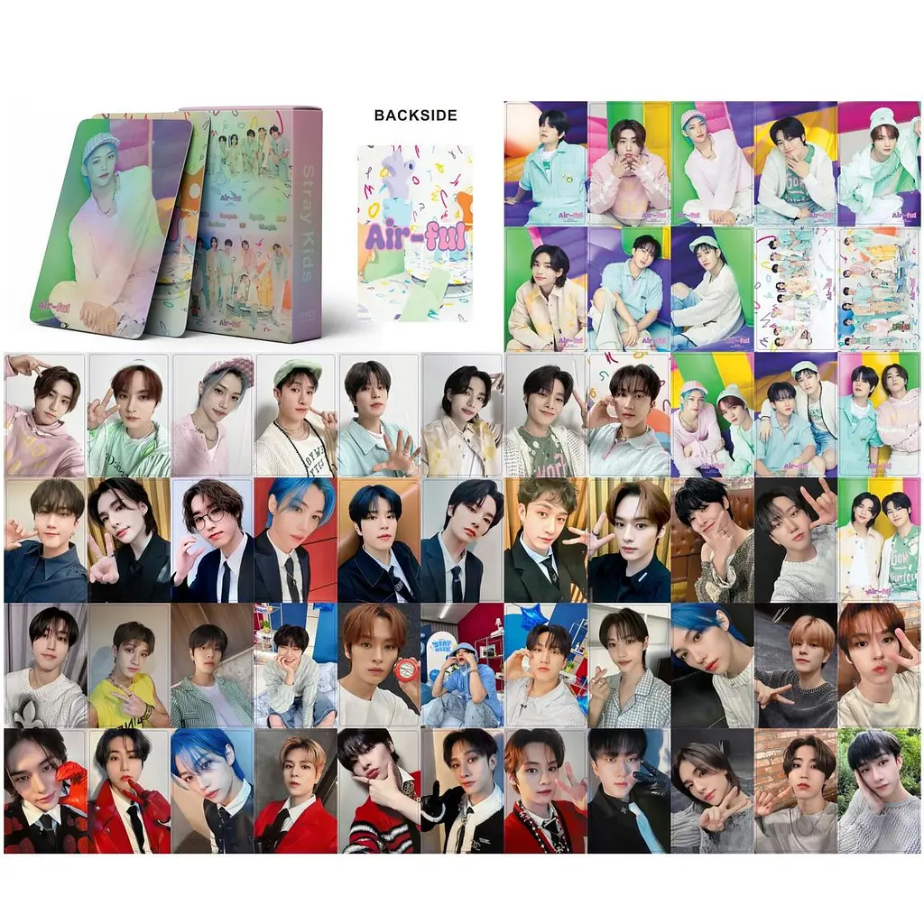 Ломо Карти Lomo Card China Stray Kids / SKZ Стрей Кідс голографічні СС C SK 10 - фото 3