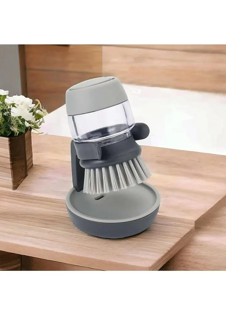 Щітка для миття посуду Idea з дозатором для миючого засобу  - фото 7