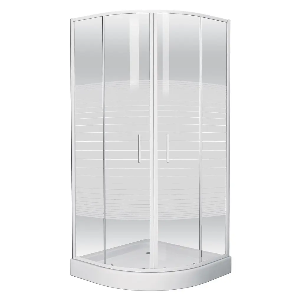Душова кабіна Eger Tisza 90x90 скло Frizek 599-021-A, Білий, другий, білий - фото 4
